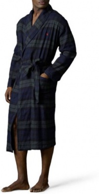 Polo Ralph Lauren Men's Plaid Flannel Robe