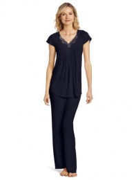 Midnight by Carole Hochman Women's Love Me Sweet Capri Pajama, Midnight, Large Midnight by Carole Hochman Women's Love Me Sweet Capri Pajama, Midnight, Large
