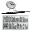 360pc Stainless Steel Watch Band Strap Spring Bar Pin Assortment & Tool Set - 18 Sizes 6-23mm - Watch Band Pins - Metal, NATO, Leather Bands - Fit Most Watch Brands