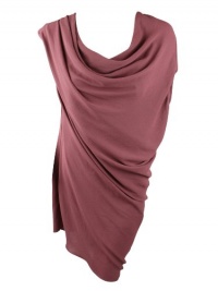 Helmut Lang Womens Soft Shroud Draped Asymmetrical Dress Helmut Lang Womens Soft Shroud Draped Asymmetrical Dress