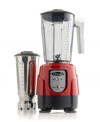 Power and precision packed into an incredibly durable stainless appliance that gets right into the mix of your kitchen. Incredibly versatile, this commercial blender does it all, becoming your extra pair of hands for every recipe. 2-year warranty. Model BL390. Power and precision packed into an incredibly durable stainless appliance that gets right into the mix of your kitchen. Incredibly versatile, this commercial blender does it all, becoming your extra pair of hands for every recipe. 2-year warranty. Model BL390.
