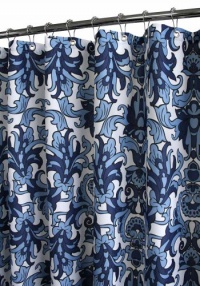 Park B. Smith Rococo Scroll Watershed Shower Curtain, Porcelain Blue/White Park B. Smith Rococo Scroll Watershed Shower Curtain, Porcelain Blue/White