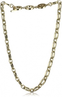 Anne Klein Daisy 17 Gold-Tone Chain Link Necklace