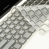 NEW ARRIVAL TopCase BLACK Silicone Keyboard Cover Skin for 13, 15 and 17 inch Macbook Pro Aluminum Unibody with or without Retina Display, Wireless Keyboard with TOPCASE Logo Mouse Pad