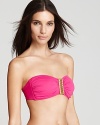 Chic and understated with just enough flash. La Blanca's bandeau bikini is made for catching rays, waves and glances.