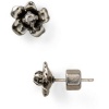 Marc by Marc Jacobs Stone Accented Flower Studs Earrings - Argento OX