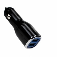 PowerGen Dual USB Port 2A 10w (fast) Heavy Duty Ouput Car Charger - Black PowerGen Dual USB Port 2A 10w (fast) Heavy Duty Ouput Car Charger - Black