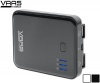 Vaas 5000mAh Dual Port External Rechargeable Battery Pack VM50BK for all iPad, iPhone, iPod, Android, PSP - Black