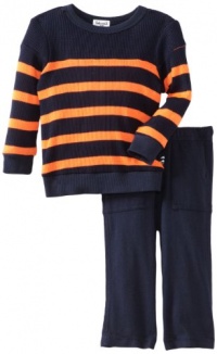 Splendid Littles Baby-boys Infant Thermal Sweatshirt Set, Navy/Neon, 12-18 Months Splendid Littles Baby-boys Infant Thermal Sweatshirt Set, Navy/Neon, 12-18 Months