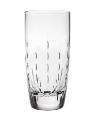 Style and quality go hand-in-hand in the Modern Love crystal double old-fashioned glass, boasting dishwasher-safe durability and a delicate cut motif by Monique Lhuillier. Style and quality go hand-in-hand in the Modern Love crystal double old-fashioned glass, boasting dishwasher-safe durability and a delicate cut motif by Monique Lhuillier.