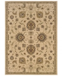 Taking inspiration from classic Persian art and culture, this spellbinding area rug features a wispy, curvilinear floral pattern in an ivory, brown and moss color spectrum. Crafted in Egypt of easy-care polypropylene that also ensures durability, the Ariana rug from Sphinx presents your home with understated elegance. Taking inspiration from classic Persian art and culture, this spellbinding area rug features a wispy, curvilinear floral pattern in an ivory, brown and moss color spectrum. Crafted in Egypt of easy-care polypropylene that also ensures durability, the Ariana rug from Sphinx presents your home with understated elegance.
