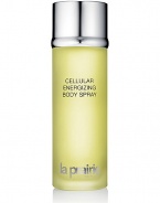 Luxuriate, energize and nourish your skin with Cellular Energizing Body Spray. This unique treatment with aromatherapeutic fragrance oils of Ruby Red Grapefruit, Cardamom and Verbena offers an uplifting, energizing experience to the body and the senses as well as an invisible veil of light moisturization.