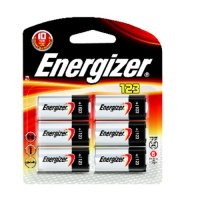 Energizer Photo Battery 123, 6-Count Energizer Photo Battery 123, 6-Count