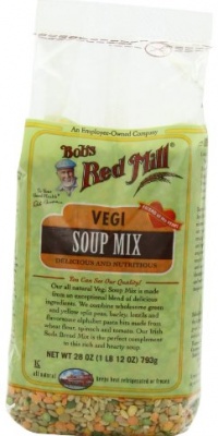 Bob's Red Mill Soup Mix, Veggie, 28-Ounce Units (Pack of 4) Bob's Red Mill Soup Mix, Veggie, 28-Ounce Units (Pack of 4)