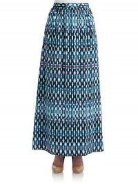 THE LOOKAllover ikat printBanded waistDual seam pocketsTHE FITAbout 45 from waist to hemTHE MATERIALSilkCARE & ORIGINDry cleanImportedModel shown is 5'9½ (176cm) wearing US size 4. THE LOOKAllover ikat printBanded waistDual seam pocketsTHE FITAbout 45 from waist to hemTHE MATERIALSilkCARE & ORIGINDry cleanImportedModel shown is 5'9½ (176cm) wearing US size 4.