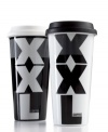 Big on coffee or tea? The Konitz XXL travel mug holds 12 full ounces of your favorite beverage to ensure you'll never go sleepy or thirsty for long.