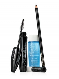 Create your most eye catching beauty. Starring Hypnose Doll Lashes Mascara for volumized, extended, lifted lashes. A wide-eye effect. Gift set contains: Hypnose Doll Lashes Doll Lash Effect Mascara Wide Eye Look in So Black 0.22 oz., Cils Booster XL Super-Enhancing Mascara Base 0.07 oz., Le Crayon Khol Eyeliner in Black Ebony 0.07 oz., Bi-Facil Double-Action Eye Makeup Remover 1.7 oz.. Create your most eye catching beauty. Starring Hypnose Doll Lashes Mascara for volumized, extended, lifted lashes. A wide-eye effect. Gift set contains: Hypnose Doll Lashes Doll Lash Effect Mascara Wide Eye Look in So Black 0.22 oz., Cils Booster XL Super-Enhancing Mascara Base 0.07 oz., Le Crayon Khol Eyeliner in Black Ebony 0.07 oz., Bi-Facil Double-Action Eye Makeup Remover 1.7 oz..