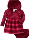 Roxy Kids Baby-girls Infant Avalanche Sweater Dress, Fireside Stripe, 12 Months