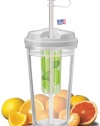 Infuser Water Tumbler, 16 Ounce - BPA Free - Create Your Own Flavored Beverage