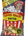 Just the Cheese Popped Cheese, Butter Flavor, 1.7-Ounce Bags (Pack of 6)