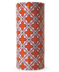 Reinventing retro patternwork in high-gloss glaze, the Jonathan Adler Carnaby vase offers a vibrant home accent to showcase your blossoms and fine taste. Reinventing retro patternwork in high-gloss glaze, the Jonathan Adler Carnaby vase offers a vibrant home accent to showcase your blossoms and fine taste.