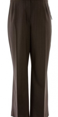 Jones New York Truffle Multi Easy Care Classic Fit Straight Leg Trouser Pant 18W