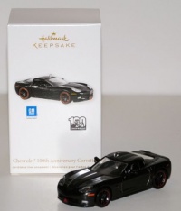 Chevrolet 100th Anniversary Corvette 2011 Hallmark Keepsake Ornament Chevrolet 100th Anniversary Corvette 2011 Hallmark Keepsake Ornament