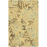 Karastan Artworks Plum Blossom-Maize Contemporary Rug Karastan Artworks Plum Blossom-Maize Contemporary Rug