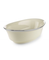 For nearly 150 years, Lenox has been renowned throughout the world as a premier designer and manufacturer of fine china. The Solitaire pattern expresses timeless refinement in the simplicity of translucent ivory bone china banded in polished platinum. For nearly 150 years, Lenox has been renowned throughout the world as a premier designer and manufacturer of fine china. The Solitaire pattern expresses timeless refinement in the simplicity of translucent ivory bone china banded in polished platinum.