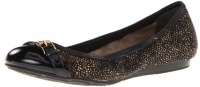 Cole Haan Women's Air Reesa Buckle Ballet Flat,Black/Ivory Mini Snow,6.5 B US Cole Haan Women's Air Reesa Buckle Ballet Flat,Black/Ivory Mini Snow,6.5 B US