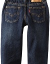 Levi's Baby-Boys Infant 526 Elastic Loose Straight Jean, Midnight, 24 Months