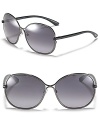 Tom Ford Leila Rounded Oversized Sunglasses