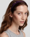 Every day is a good hair day with this Salvatore Ferragamo grosgrain headband.