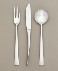 The Rondure stainless steel flatware pattern is cleanly styled, elegant, and versatile enough for entertaining as well as everyday dining. Pattern introduced in 1998. The Rondure stainless steel flatware pattern is cleanly styled, elegant, and versatile enough for entertaining as well as everyday dining. Pattern introduced in 1998.