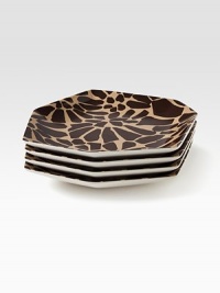 An instant style upgrade for a social gathering or quiet night at home, designed in porcelain and alive with the patterns for which Diane is known. From the Decal CollectionSet of 4Porcelain7 diam.Dishwasher safeImported An instant style upgrade for a social gathering or quiet night at home, designed in porcelain and alive with the patterns for which Diane is known. From the Decal CollectionSet of 4Porcelain7 diam.Dishwasher safeImported