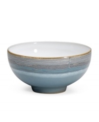 Lasting durability with handmade charm. The Azure dinnerware and dishes collection from Denby is made from sturdy stoneware and hand-painted in mix and match patterns for a look unique to you. Lasting durability with handmade charm. The Azure dinnerware and dishes collection from Denby is made from sturdy stoneware and hand-painted in mix and match patterns for a look unique to you.