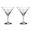 Orrefors Street Martini Pair