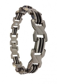 Dynamis jewelry X-Link Design Magnetic Stainless Steel Bracelet Dynamis jewelry X-Link Design Magnetic Stainless Steel Bracelet