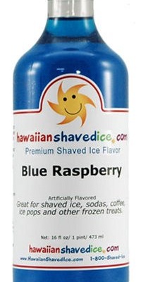 Hawaiian Shaved Ice - Blue Raspberry - Snow Cone & Shaved Ice Syrup - 16 Hawaiian Shaved Ice - Blue Raspberry - Snow Cone & Shaved Ice Syrup - 16
