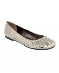 Pretty flats are made prettier with textured toes. One look at the Brandy flats by Material Girl and you'll be a believer. Pretty flats are made prettier with textured toes. One look at the Brandy flats by Material Girl and you'll be a believer.