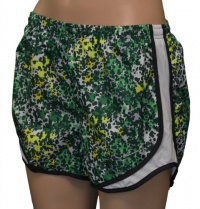 Nike Women's Printed Tempo Running Shorts-Green Nike Women's Printed Tempo Running Shorts-Green