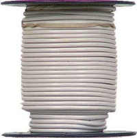 Coleman Cable 16-100-17 Primary Wire, 16-Gauge 100-Feet Bulk Spool, White Coleman Cable 16-100-17 Primary Wire, 16-Gauge 100-Feet Bulk Spool, White