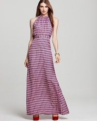 Issa London Gown - Printed Chiffon Halter Issa London Gown - Printed Chiffon Halter