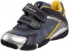 Naturino Sport 100 Sneaker (Infant/Toddler/Little Kid),Argento/Jeans (400),24 EU (8-8.5 M US Toddler)