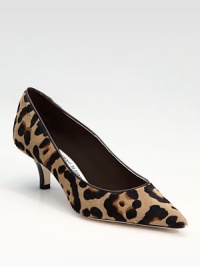 Leopard-print haircalf adds edge to this demurely-heeled design.Stacked heel, 2 (50mm) Pointed toe Leather lining and sole Padded insole Made in Italy Fur origin: ItalyOUR FIT MODEL RECOMMENDS ordering one half size up as this style runs small. Leopard-print haircalf adds edge to this demurely-heeled design.Stacked heel, 2 (50mm) Pointed toe Leather lining and sole Padded insole Made in Italy Fur origin: ItalyOUR FIT MODEL RECOMMENDS ordering one half size up as this style runs small.