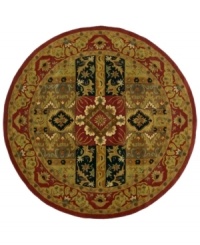 St. Croix's lush Ashton rug draws the eye with energy and charisma. Olive and burgundy tones mingle in the mosaic-like pattern, creating a richly detailed portrait. This stunning rug is at home in most settings and is able to unify the most eclectic room. Hand-tufted of fine wool with cotton backing. (Clearance) St. Croix's lush Ashton rug draws the eye with energy and charisma. Olive and burgundy tones mingle in the mosaic-like pattern, creating a richly detailed portrait. This stunning rug is at home in most settings and is able to unify the most eclectic room. Hand-tufted of fine wool with cotton backing. (Clearance)