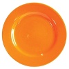 This dinner plate in a radiant Orange Peel is handcrafted in Germany from high fired ceramic earthenware that is dishwasher safe. Mix and match with other Waechtersbach colors to make a table all your own.