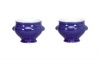 Emile Henry Lion's Head Soup Bowls, Set of 2, Azur