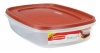 Rubbermaid 7J76 Easy Find Lid Rectangle 24-Cup Food Storage Container