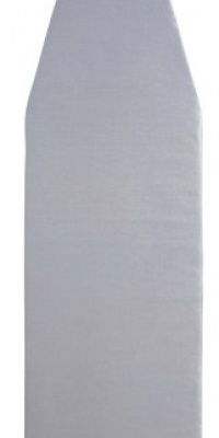 Household Essentials Standard Ironing Board Replacement Pad and Cover, Silver Silicone Coated Household Essentials Standard Ironing Board Replacement Pad and Cover, Silver Silicone Coated